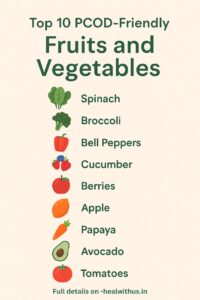 Top 10 PCOD-Friendly Fruits and Vegetables